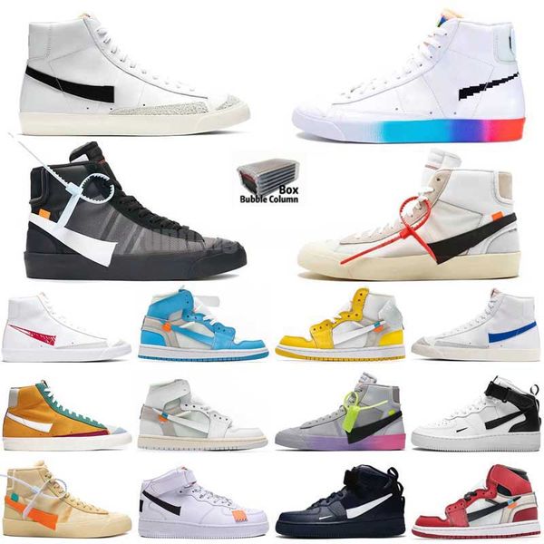 

2023 original men's and women's off running shoes white black volt low presto 2.0 size 5.5-12.5