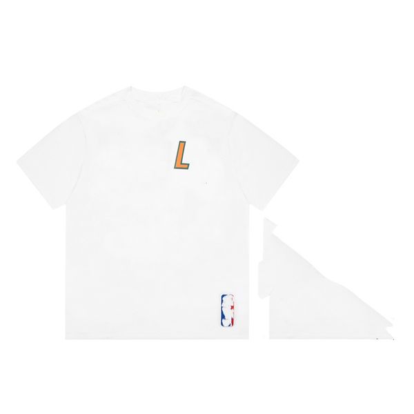 

men's t-shirt 2023 men's t-shirts louiseity fashion cotton soft wrinkle resistant printed letter casual student short sleeve viuto, White;black