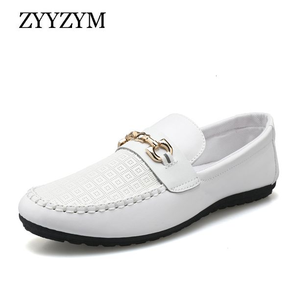 

dress shoes spring autumn men casual shoes leather trend versatile soft sole simple loafers #d09 230211, Black