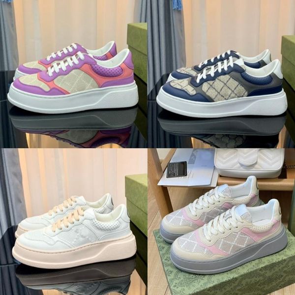 

with box designer sneakers ggity shoes men women casual shoes guccie designers sneakers platform loafers bee chaussures leather ace embroide, Black
