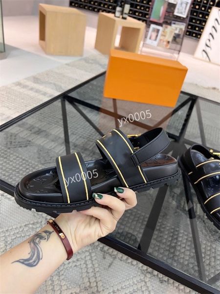 

designer men sandals crystal calf leather casual shoes slides quilted platform summer beach slipper size38-45, Black