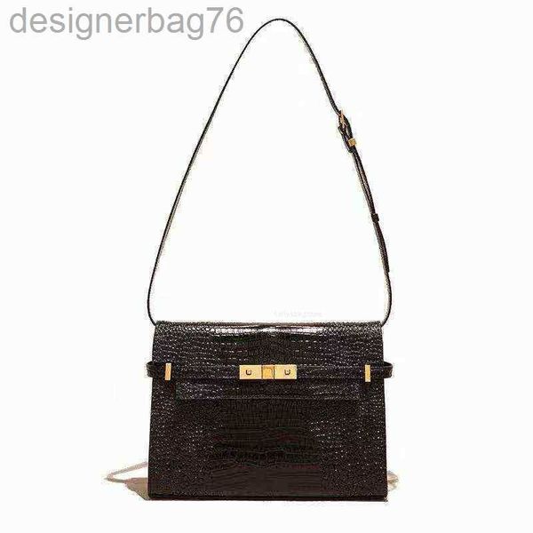 

brand hands outlet shoulder handbag bag luxury leather paris designer siant lourent trendy manhattan women's versatile messenger armpit