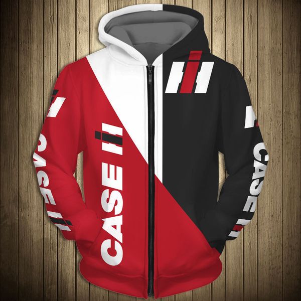 

mens tracksuits case tractor brand hoodie 3d printed sweatshirt casual fashion pullover harajuku oversize streetwear 230213, Gray