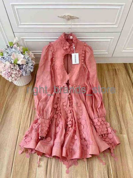

casual dresses real silk linen mini hollow out lantern seve tassel egant vintage runway designer chic women dress 0213v23, Black;gray