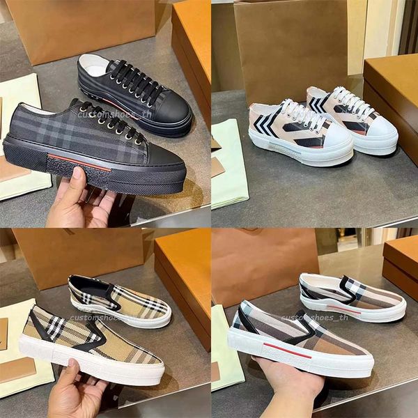 

men women casual shoes vintage sneakers low-sneaker designer leather trainers striped pattern trainer canvas suede shoe, Black