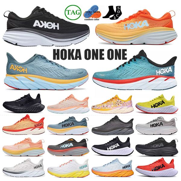 

og hoka one running shoes bondi 8 athletic sneakers accepted lifestyle shock absorption highway climbing 2023 fashion clifton 8 carbon x 2 t