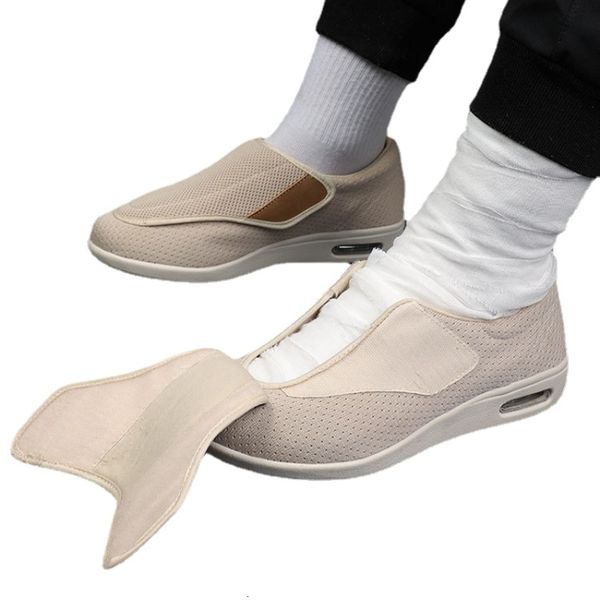 

dress shoes casual orthopedics wide feet swollen thumb eversion adjusting soft comfortable diabetic walking 230213, Black