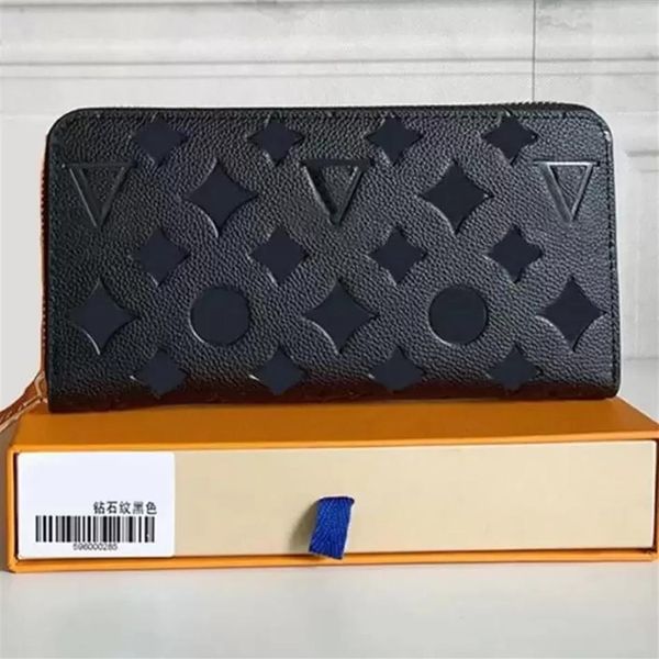 

hbp fashion genuine leather classic purse designer bag wallets marcs totes luxurys men women bags key coin plaid card 3051, Red;black