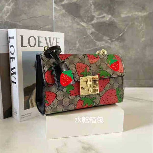 

80% off bags outlet store handbag version women's strawberry single hand women's lock chain9gga sales