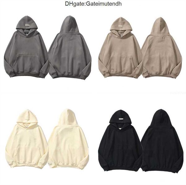 

ess designer men hoody pullover sweatshirts loose long sleeve hooded jumper mens highquality women clothing seven colors to choose from to0q, Black