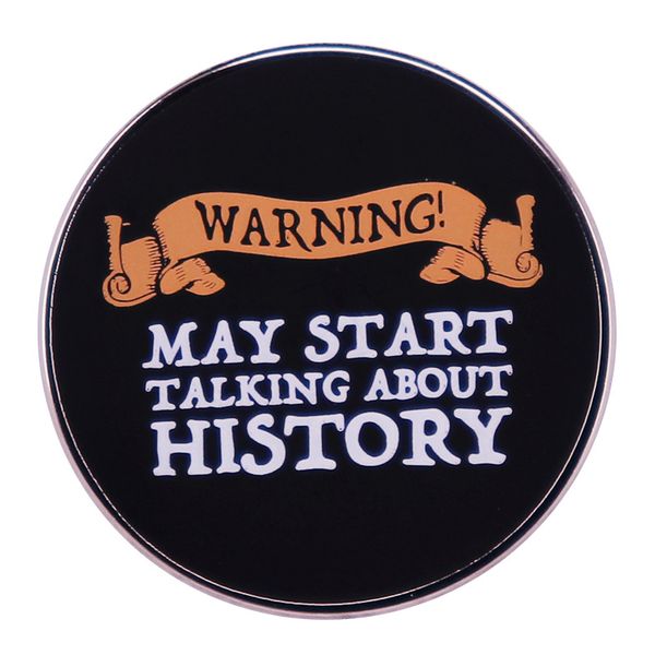 

historical theme design pin cute anime movies games hard enamel pins collect metal cartoon brooch may start talking about history, Blue