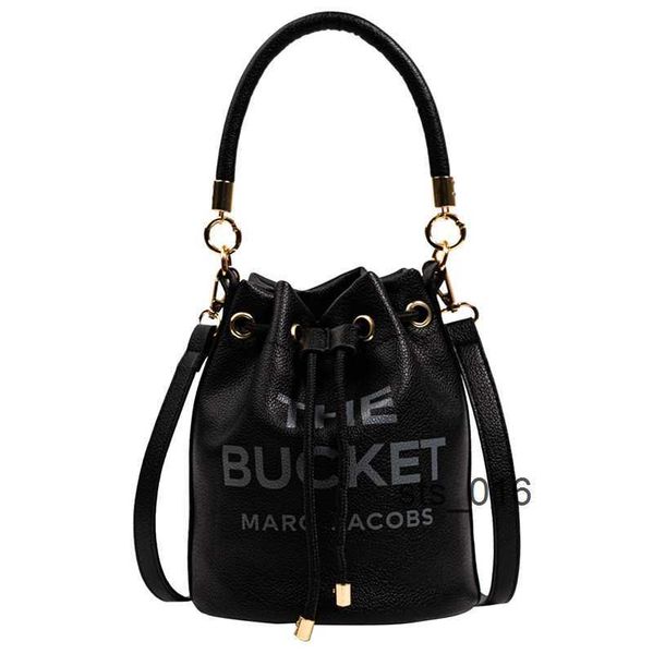 

single shoulder bags for women new trend bucket lady fashion simple letter messenger t2302141