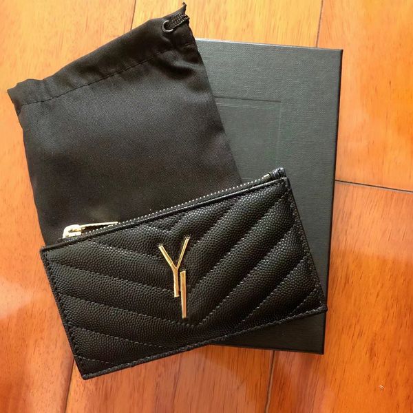 

designer genuine leather purse card holder wallet men famous women's holders luxurys long coin black lambskin men wallets key pocket in, Brown;gray