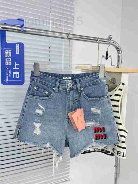 

women's shorts designer 1 to 1miu mujia's 2022 new summer high-waisted slim a-line denim shorts women's short skirt f2zu, White;black