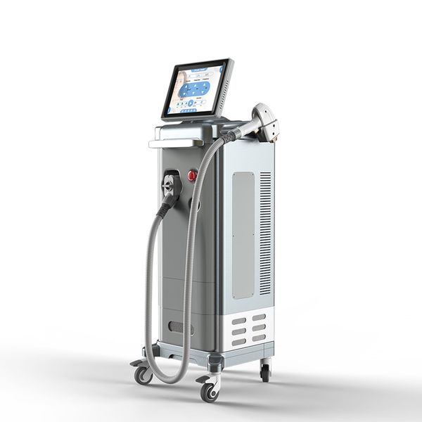 

beauty items hair removal ice 755nm 808nm 1064nm 4 wavelengths diode laser lazer high speed vacuum hair removal beauty machine, Black