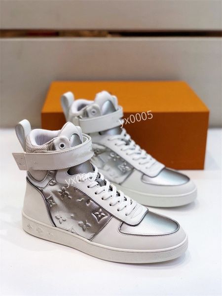 

suede calfskin sneakers fabric laminated designer casual shoes luxury men reflective sneaker calfskin size38-45, Black