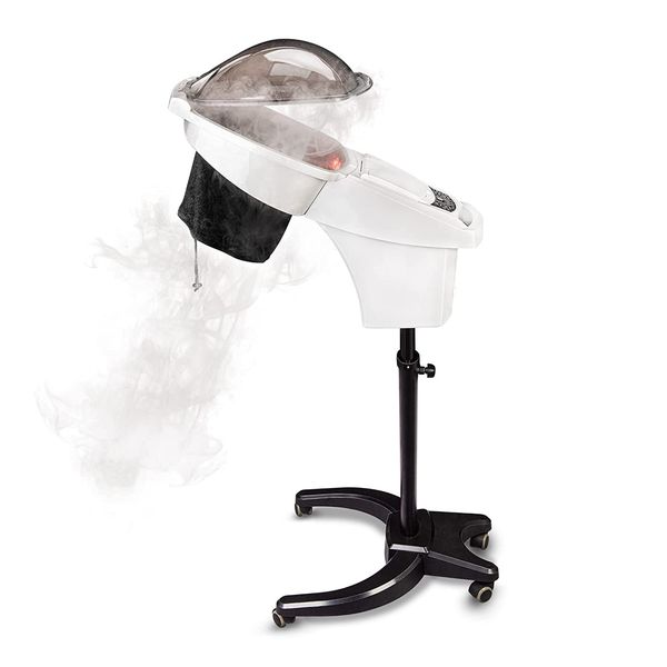 

hair steamer natural black hair mister hooded ozone o3 micro mist hair care professional machine white uv paint stand hair deep conditioning
