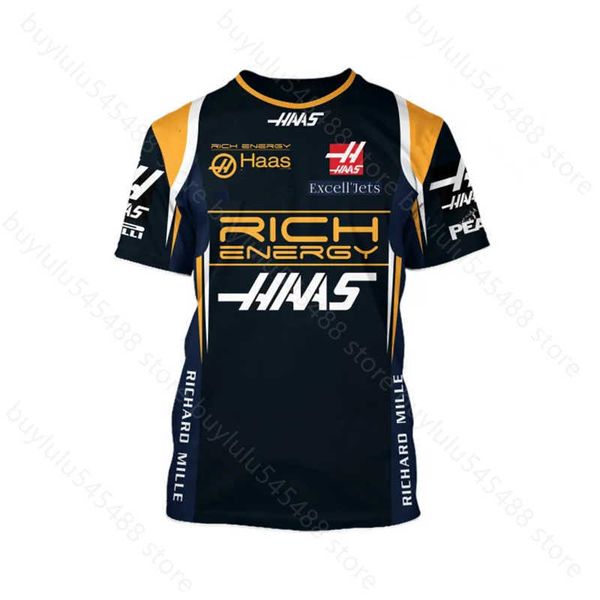 

7zah men's t shirt 2023 new fashion f1 formula one racing team suit plus size women's quick dry clothing customizable, White;black