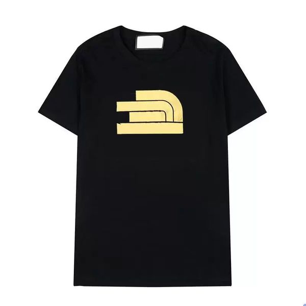 

2023 summer designer men's t-shirts color sleeves tees vacation short sleeve casual cotton printed coats lovers' clothing, White;black