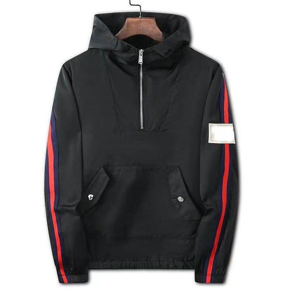 

new mens classic casual hoodies sweatshirts men spring autumn clothing sweaters men's women knitting shirt outwear embroidery clothes a, Black