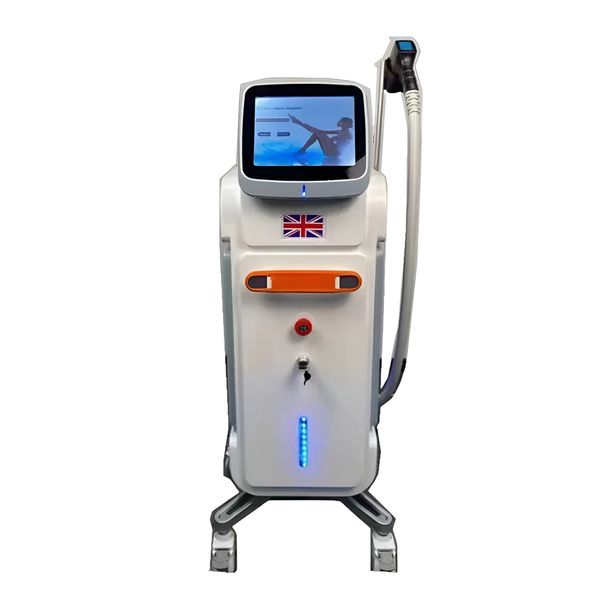 

titanium 1600w diode laser 808 diode laser hair removal machine price, Black