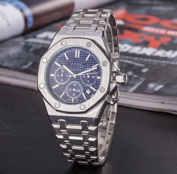 

mens watch automatic mechanical watches 42mm stainless steel business wristwatches for mens fashion wristwatch gift montre de luxe, Slivery;brown