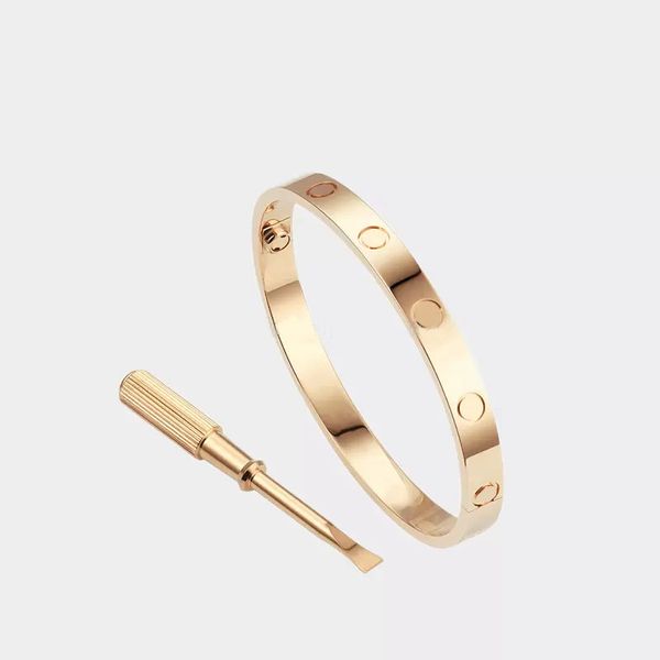 

love bracelets mens bangle designer bracelet for women 10 diamonds luxury jewelry titanium steel gold-plated never fade not allergic gold/si, Black