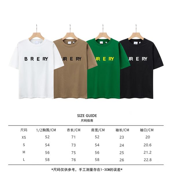 

designer men's tee shirts black and white green luxury plaid brand color 100% cotton anti-wrinkle anti-pilling classic alphabet euro-am, White;black