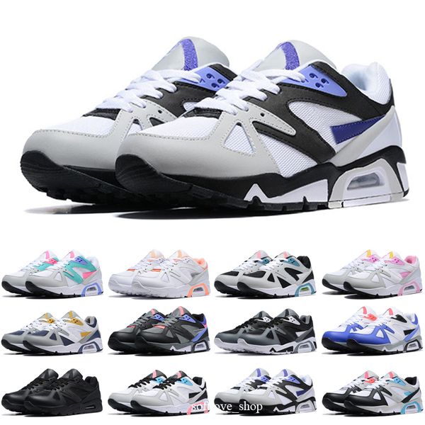 

structure triax 91 running shoes us neo teal black smoke fog lapis women sports persian violet dark citron white teal men trainers 37-45, White;red