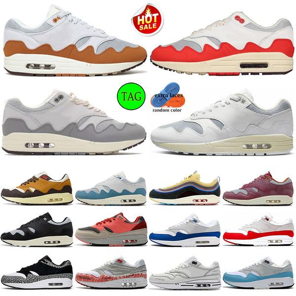 

og 1 87 running shoes 87s sport sneakes monarch anniversary red night maroon noise aqua baroque brown sean wotherspoon obsidian evergreen au