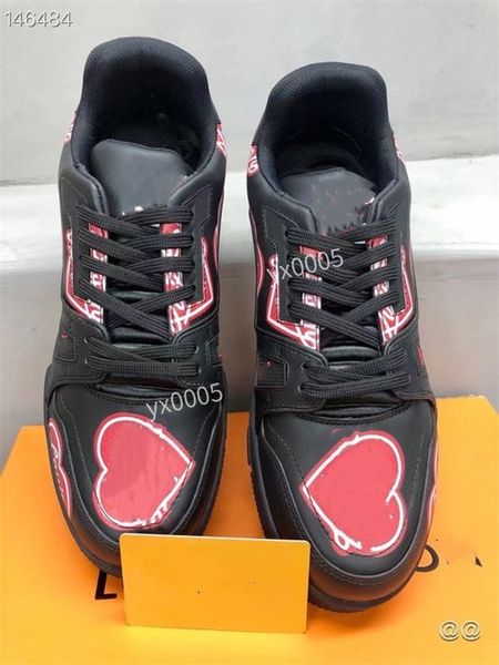 

men boots sneakers shoes mens real leather lace up high fashion designers casual shoes, Black