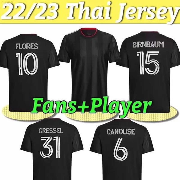 

d.c. united washington 22 23 soccer jersey 23 donovan pines 30 hayden sargis 33 jacob greene 93 tony alfaro 97 sami guediri 8 chriser durkin, Black;yellow