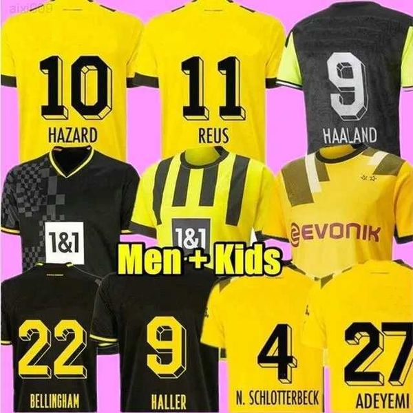 

borussia dortmund 22 23 soccer jersey 26 julian ryerson 15 mats hummels 1 gregor ko bel 6 salih ozcan 21 donyell malen 23 emre can 24 thomas, Black;yellow