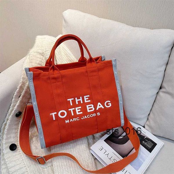 

tote bags women's large capacity winter simple letter commuting diagonal small design canvas t2302144