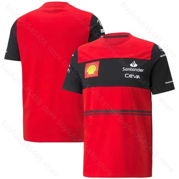 

y5ua men's t shirt 2023 new fashion f1 formula one racing team 3d printing popular street breathable short-sleeved suit sports round ne, White;black