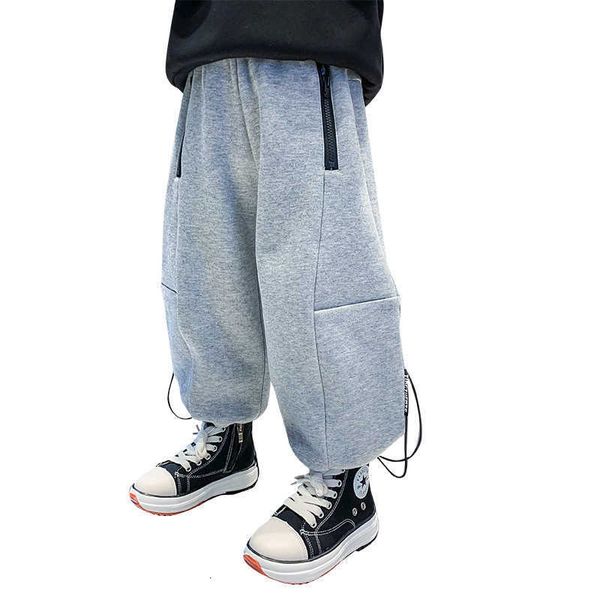 

jeans chaopai all-in-one plush boys' plush pants winter 1 new korean chil1en's trousers middle and large chil1en's casual pan, Blue