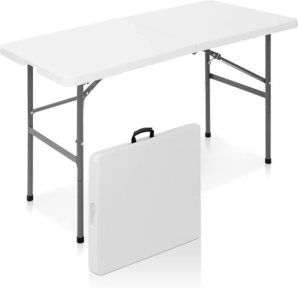 

4 foot folding table white folding tables & chairs