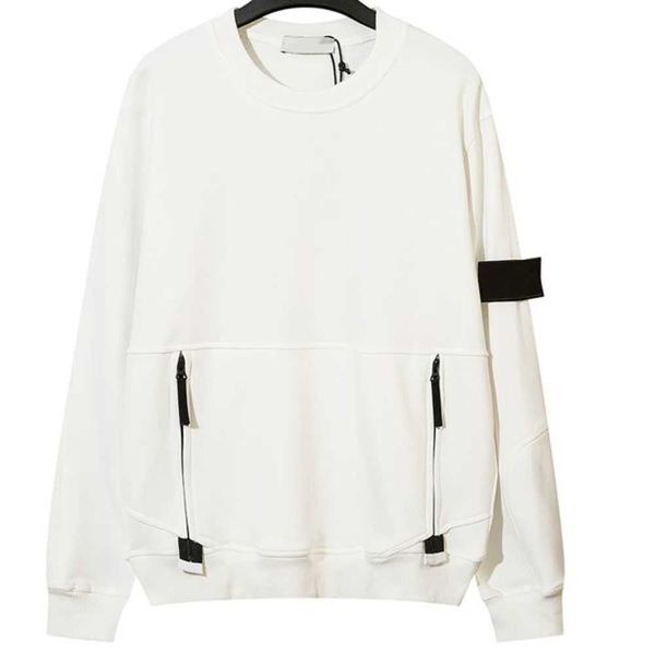 

island toney hoodies designer mens embroidered badge womens cp hoodie multi-pocket cardigan sweater6a9q, Black