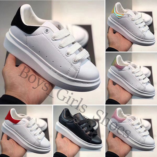 

platform kids designer running shoes triple black white leather suede boy girl trainers sports sneakes chaussures zapatos