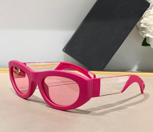 

fashion designer 6174 sunglasses for women candy color oval shape acetate glasses outdoor avant-garde personality style anti-ultraviolet pro, White;black