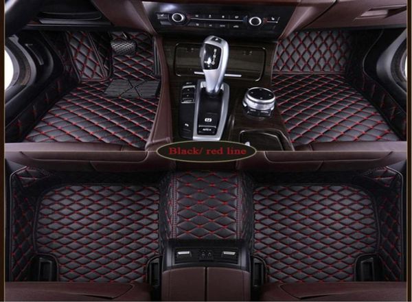 

custom tesla model s model x fit alfa romeo stelvio stelvio giulia pu leather waterproof protection car floor mats car styling20561881022