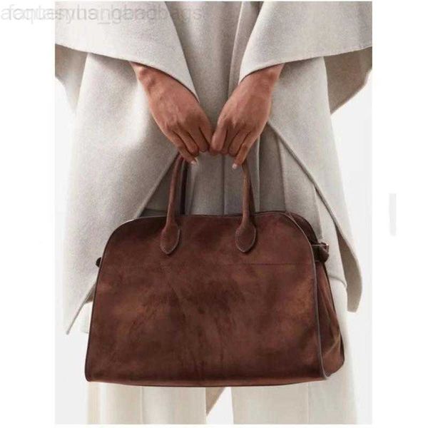 

the row designer bags leather margaux handbag suede dayong commuter bag cowhide tote travel one shoulder luxury classic tote bag fsa5