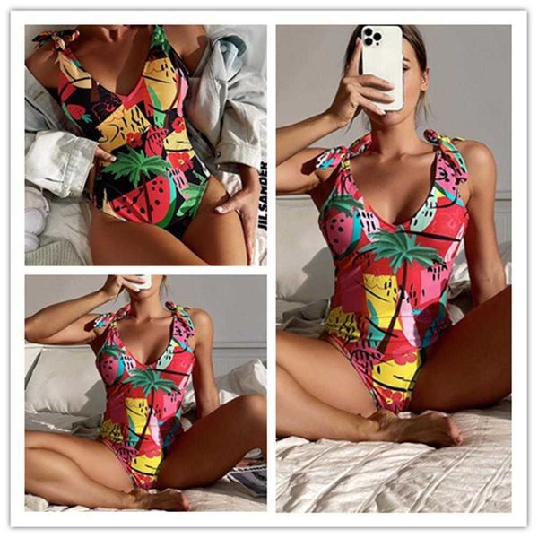 

bikini striped digital printing slim fit backless one piece swimsuit womens, White;black
