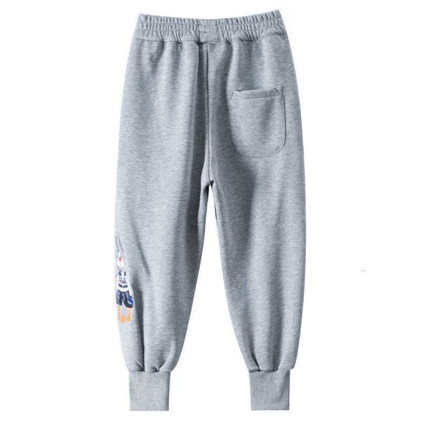 

jeans chaopai rabbit cartoon boys' sports pants spring 2023 new cool and handsome chil1en's pants medium and large chil1en's, Blue