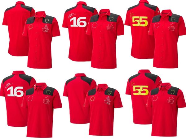 

f1 racing polo suit 2023 new team shirt t-shirt customized with the same style