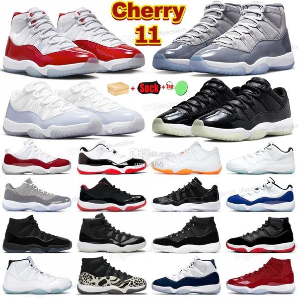 

2023 jumpman 11 11s retro basketball shoes mens cool grey cherry midnight navy velvet 25th anniversary 72-10 royal university blue concord b