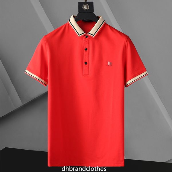 

fashion designer men's polos shirts men short sleeve t-shirt original single lapel shirt men's jacket sportswear size m--3xl, White;black