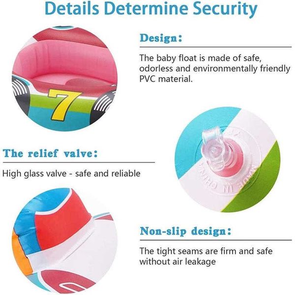 

inflatable floats tubes inflatable float seat baby water play games car shape toddler swimming rings kid child swim ring accessories water f