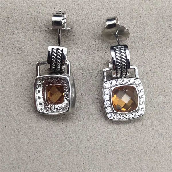 

zircon store clearance earring wholesale earrings cystal luxury small inlaid women designer dangler fashion elegant jewelry banquet birthday, Silver