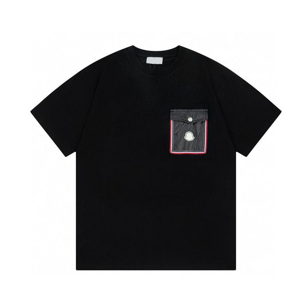 

men's plus tees polos round neck embroidered and printed polar style summer wear with street pure cotton 222fd, Black;brown